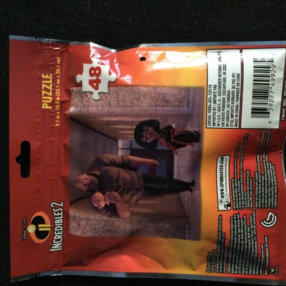 Two puzzle on the go Disney puzzles Incredibles 2 48pcs & Mickey 24pcs like new - Picture 4 of 6